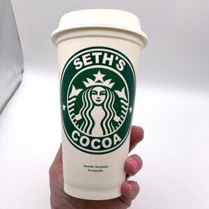 Personalized Starbucks Cocoa Cup-Seth-Personalized Seth Cup-New